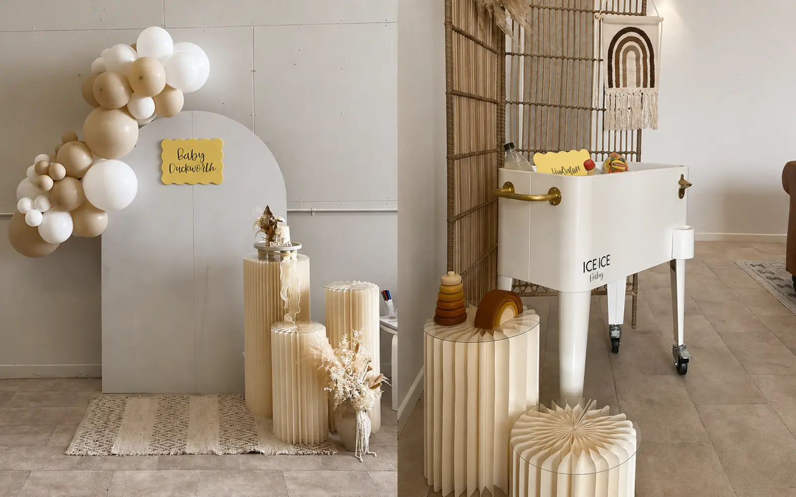 Private celebration styled at Birdcage Studios